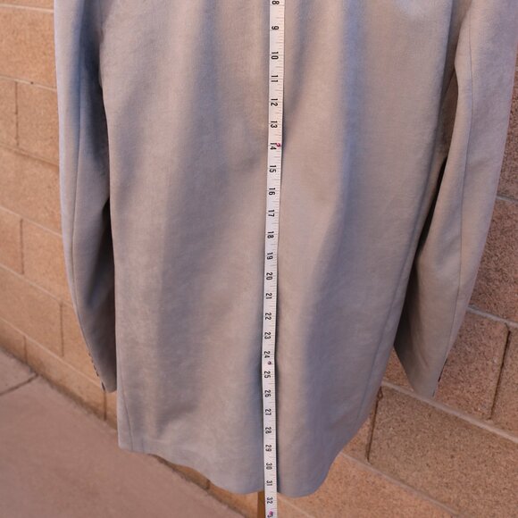 Men’s Western Suede Jacket - Vintage Rockabilly Blazer Size 46L Made In USA - Picture 12 of 16